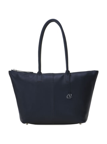MYWALIT Sorano Shopper Tasche Leder 31 cm black
