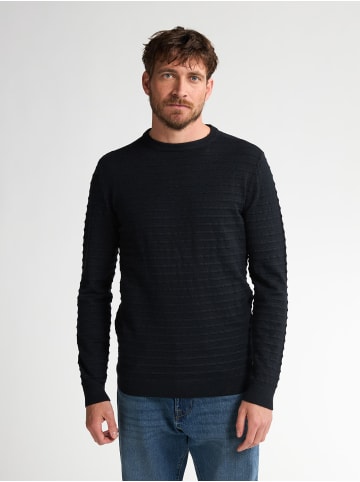 Petrol Industries Strickpullover mit Struktur Thornewood in Schwarz
