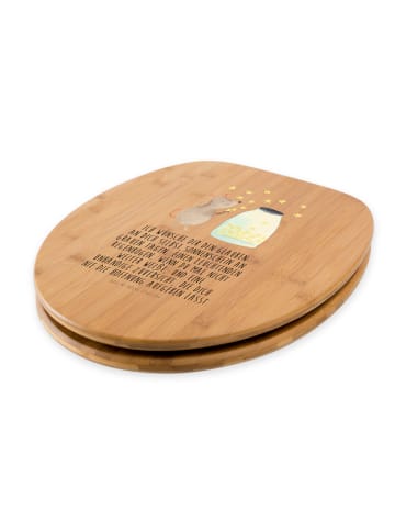 Mr. & Mrs. Panda Klodeckel Maus Sterne mit Spruch in Braun