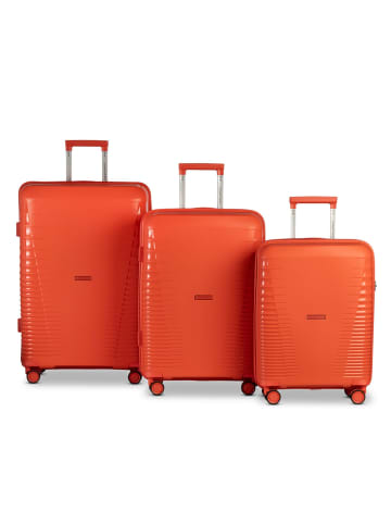 Worldpack Havanna 4 Rollen Kofferset 3-teilig in koralle