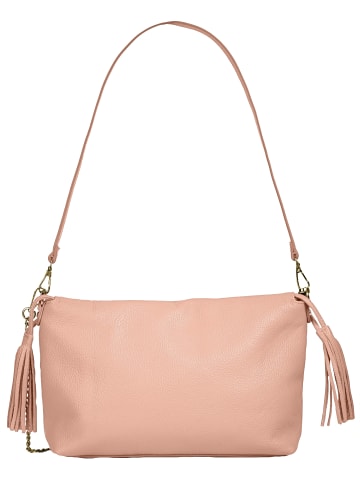 Samantha Look Umhängetasche echt Leder in rosa
