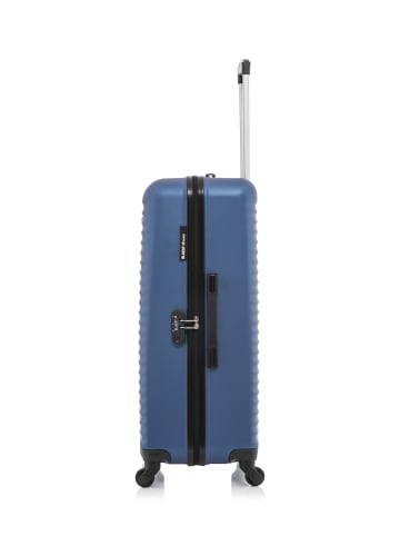BlueStar Großer Hartschalenkoffer BRAZILIA in Dunkelbau (95L)