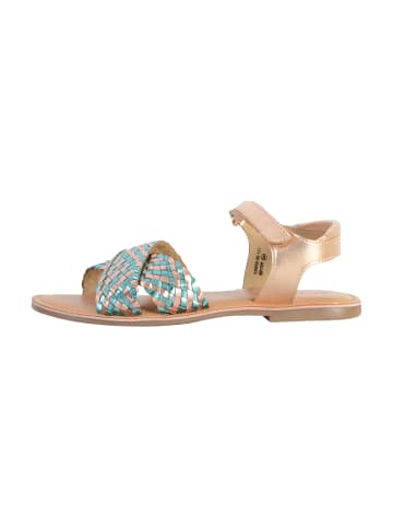 mod8 Canibraid – Flache Ledersandalen für Kinder Rose