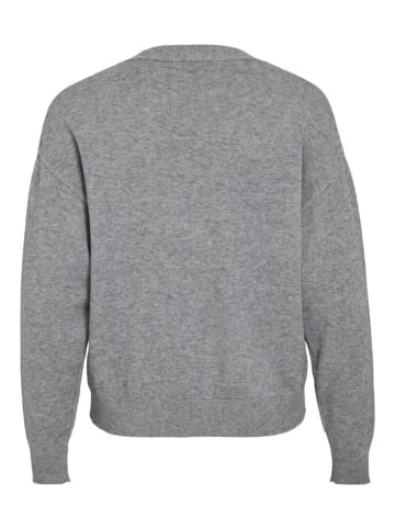 Vila Pullover in Medium Grey Melange