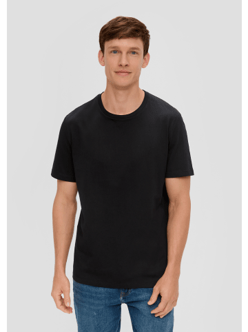 s.Oliver T-Shirt kurzarm in Schwarz