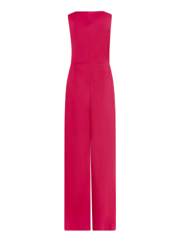 Vera Mont Jumpsuit mit Volant in Dark Raspberry