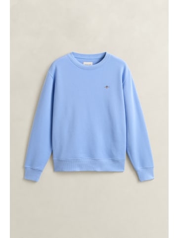 Gant Rundhals-Sweatshirt in Palace Blue