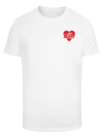 Mister Tee Mister Tee Bierherz Tee in white