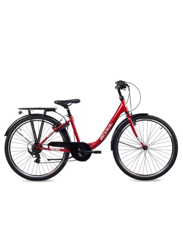S'COOL Kinderfahrrad - chiX 26 Zoll 6-Gang | ab 10 Jahre - Red/White