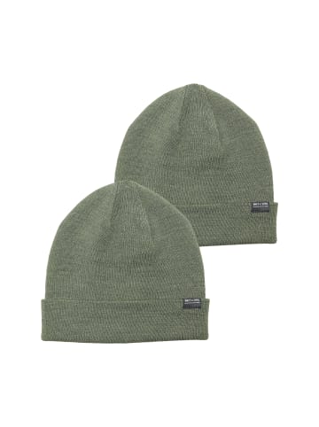 Only&Sons Strickmütze 2 Stück Pack Basic Beanie Wintermütze in Olive-2