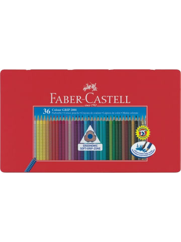 Faber-Castell Farbstifte Colour Grip Packung mit 36 Farben