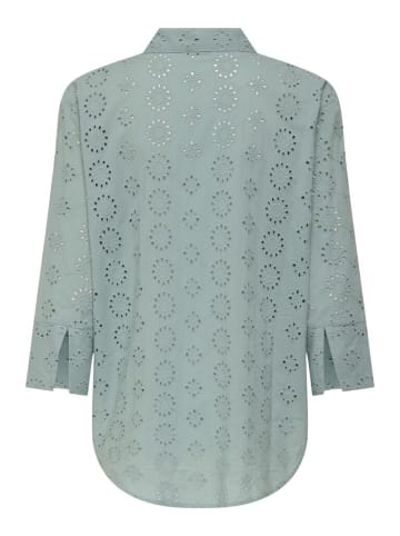 JDY Langarmbluse in silver blue