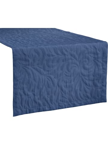 Erwin Müller Jacquard Tischläufer Cadiz in blau