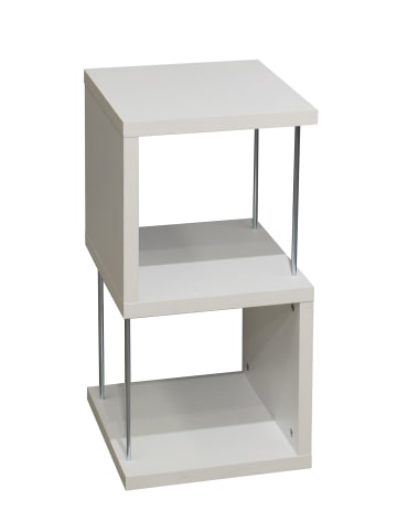 58 aufm Kessel REGAL Elga 33x33x65 Bücherregal Standregal weiß matt