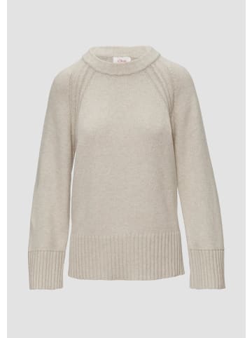 s.Oliver Strickpullover in 81W9_beige