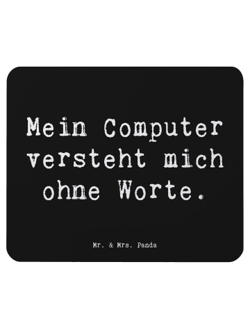 Mr. & Mrs. Panda Mousepad Spruch Verständnisvoller Softwareentwi... in Schwarz