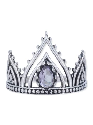 mantraroma 925er Silber - Ringe mit Amethyst facettiert