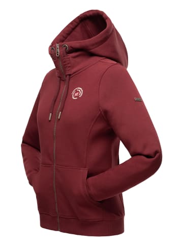 Marikoo Kapuzensweatjacke Setsunaa in Bordeaux