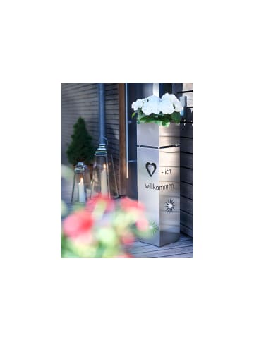 kobolo Pflanzkübel LOVEPLANT100 in Silber