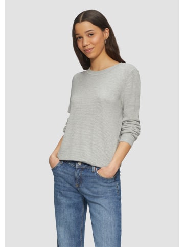 QS Strickpullover in 9400_grau meliert