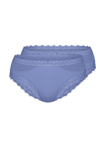 Sassa Panty 2er Pack in blue shadow