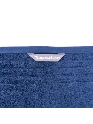 Traumschloss Frottier-Line Premium Gästetuch in dunkelblau