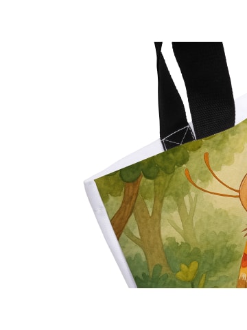 Mr. & Mrs. Panda Reisetasche Nachtfalter Fähnchen Design ohne Sp... in Weiß