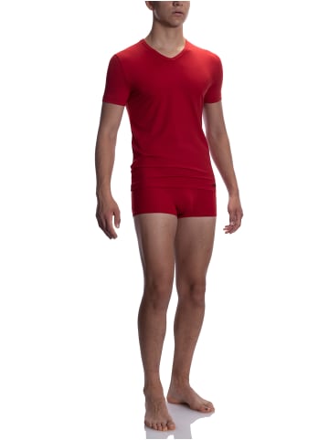 Olaf Benz T-Shirt V-Neck RED 2059 in rot