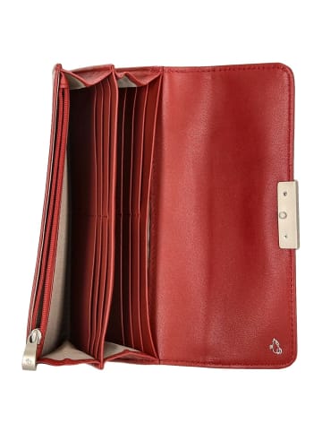 Mandarina Duck Hera 3.0 - Geldbörse 12cc 19 cm L (black) in rot