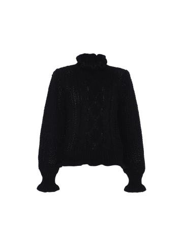 faina Damen Strickpullover in SCHWARZ