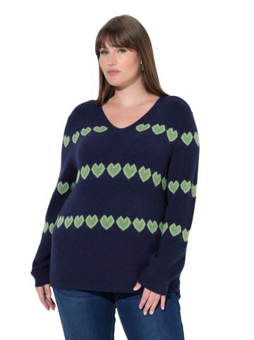Ulla Popken Pullover in tintenblau
