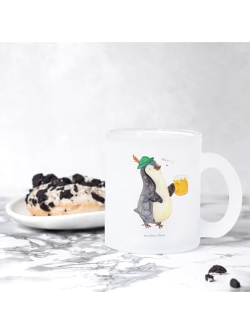 Mr. & Mrs. Panda Kaffeebecher Pinguin Bier ohne Spruch in Transparent