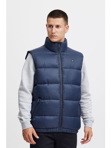 BLEND Steppweste BHWaistcoat Otw 20716408  Schlichte Weste mit Badge in Blau