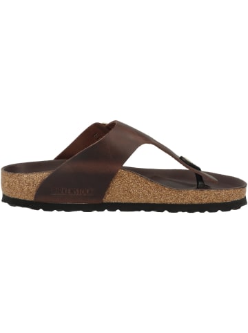 Birkenstock Zehensandale Gizeh Big Buckle geöltes Naturleder in dunkelbraun
