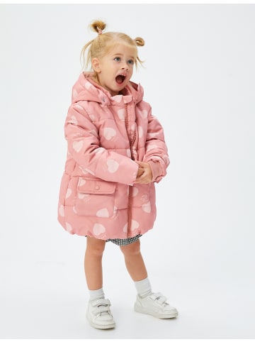 KOTON Anorak in Rosa Gemustert
