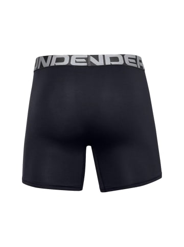 Under Armour Boxershorts Boxerjock 6 Zoll 3P in Black