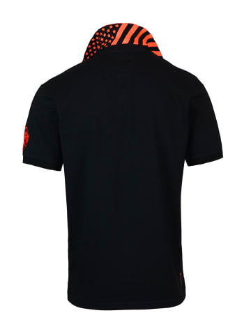 U.S. Polo Assn. Poloshirt 'Bust' in schwarz