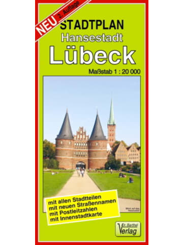 Barthel Landkarte/Globus - Doktor Barthel Stadtplan Hansestadt Lübeck