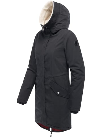 ragwear Wintermantel Coogle YOUMODO in Black