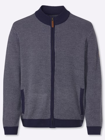 WITT WEIDEN Strickjacke in marine-ecru-meliert