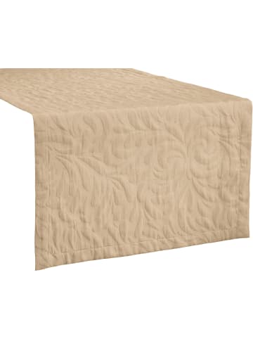 Erwin Müller Jacquard Tischläufer Cadiz in sand