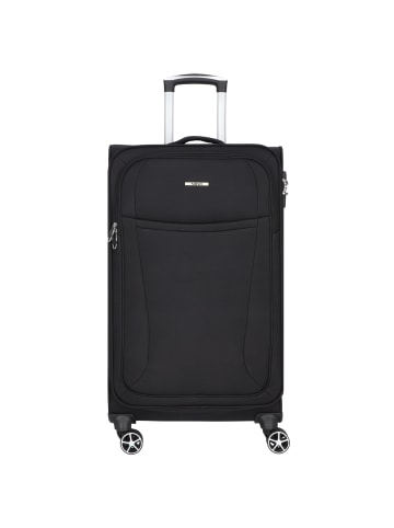 Nowi Edinburgh 4 Rollen Trolley 75 cm in schwarz