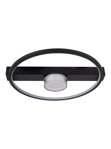 näve LED Deckenleuchte "CIMO" in schwarz - (L)40 cm x (B)38.5 cm x (H)8 cm - EEK E