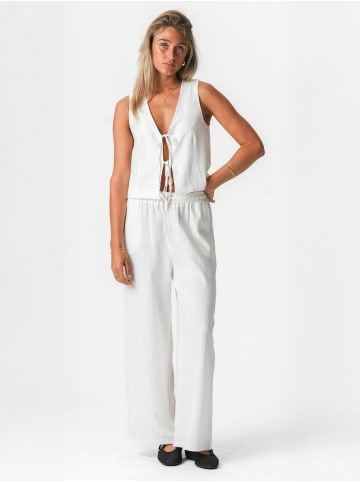 TeeShoppen Weste Hør in White