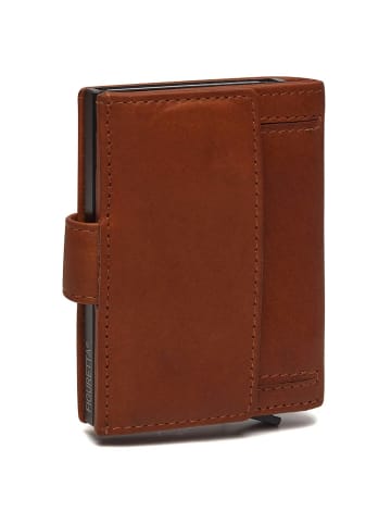 The Chesterfield Brand Leipzig - Kreditkartenetui 6cc 10 cm RFID (black) in cognac