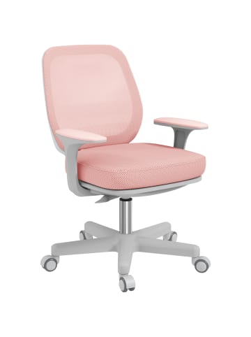 Vinsetto Bürostuhl-55L x 48B x 82,5-94,5H cm-Rosa