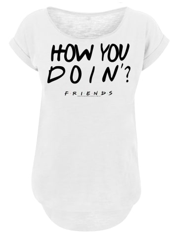 F4NT4STIC T-Shirt FRIENDS TV Serie How You Doin? in weiß