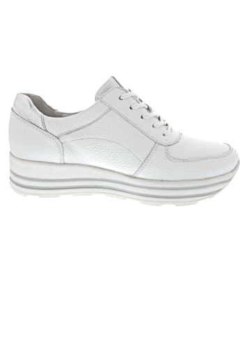 WALDLÄUFER H-Lana sportlicher Schnürer Weiß