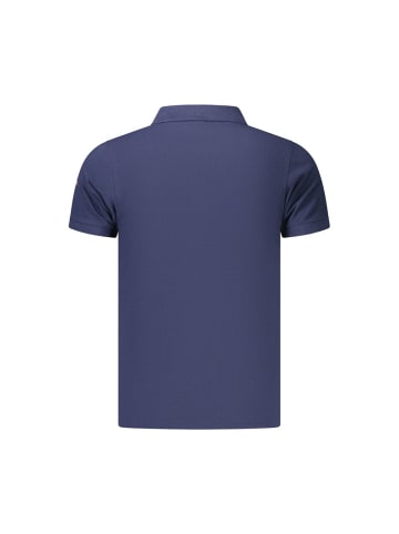 Blau Baumwolle Herren Polo Hemd