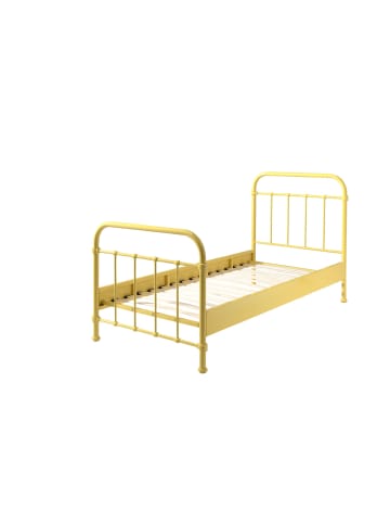 58 aufm Kessel METALLBETT Karlyn 210x111x98 aus Metall in Gelb